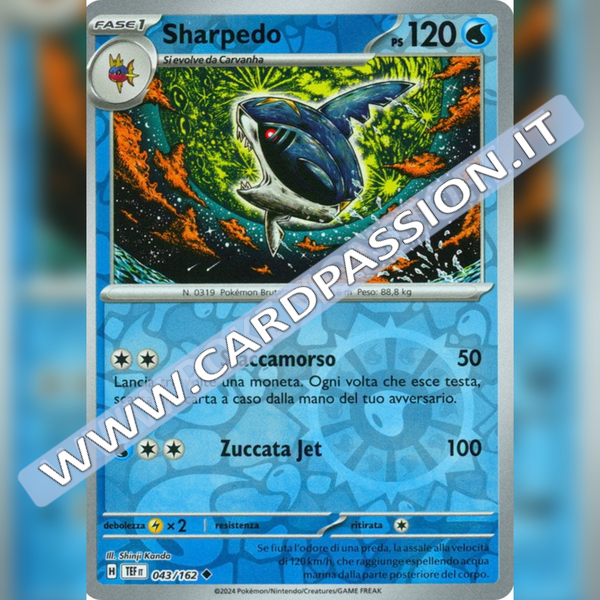 043/162 Sharpedo Reverse | Cronoforze