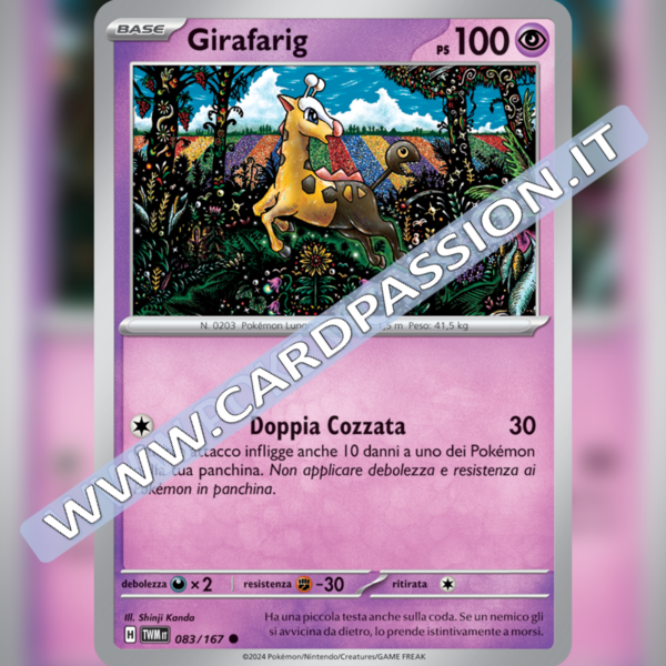 083/167 Girafarig | Crepuscolo Mascherato
