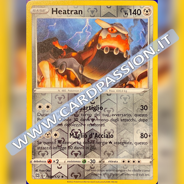 100/172 Heatran Reverse | Astri Lucenti - Card Passion