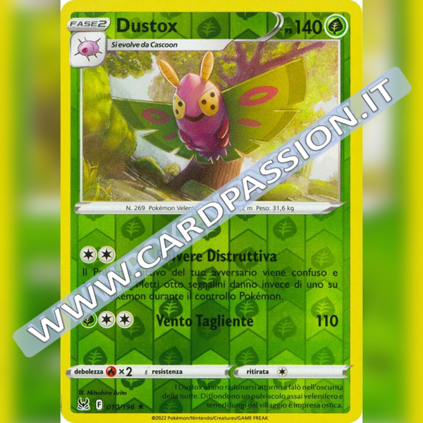 010/196 Dustox Reverse | Origine Perduta - Card Passion