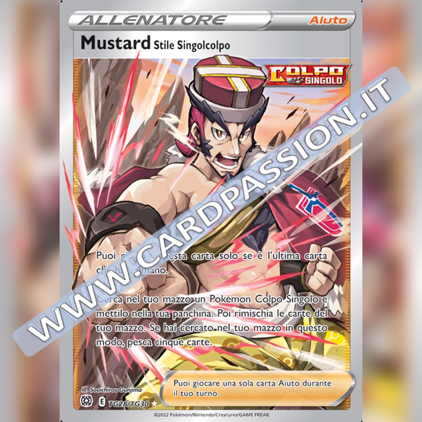 TG28/TG30 Mustard Stile Singolcolpo | Astri Lucenti - Card Passion