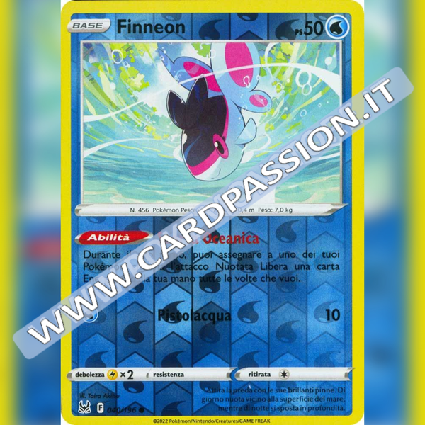 040/196 Finneon Reverse | Origine Perduta - Card Passion