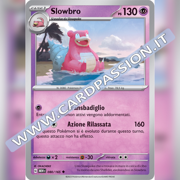080/165 Slowbro | Scarlatto e Violetto 151