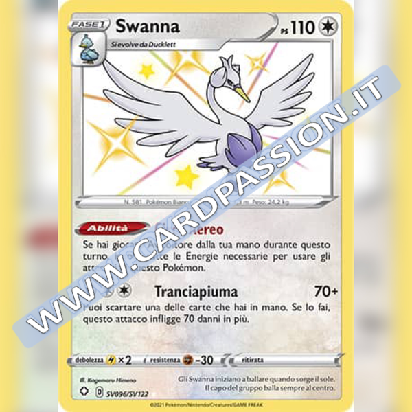 SV096/SV122 Swanna Baby Shiny | Destino Splendente - Card Passion