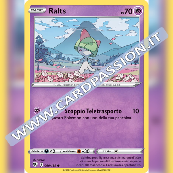 060/189 Ralts Comune | Lucentezza Siderale - Card Passion