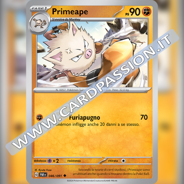 046/091 Primeape | Destino di Paldea