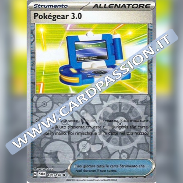 186/198 Pokegear Reverse | Scarlatto e Violetto