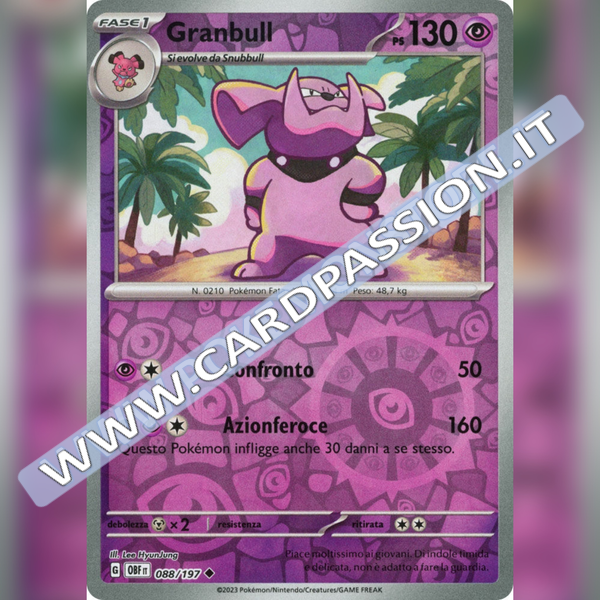 088/197 Granbull Reverse | Ossidiana Infuocata
