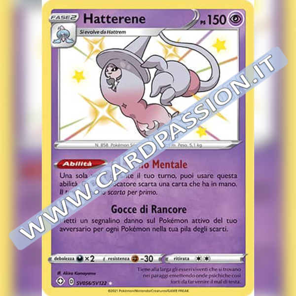 SV056/SV122 Hatterene Baby Shiny | Destino Splendente - Card Passion