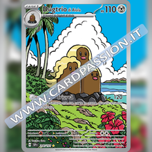 208/191 Dugtrio di Alola Illustrazione Rara | Scintille Folgoranti