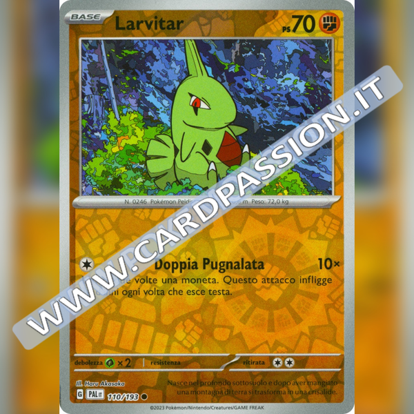 110/193 Larvitar Reverse | Evoluzioni a Paldea