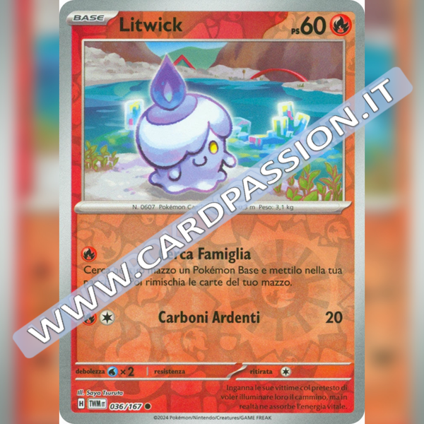 036/167 Litwick Reverse | Crepuscolo Mascherato