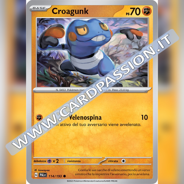 114/193 Croagunk | Evoluzioni a Paldea