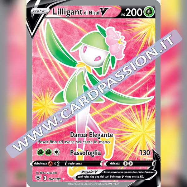 162/189 Lilligant di Hisui V (Full Art) | Lucentezza Siderale - Card Passion