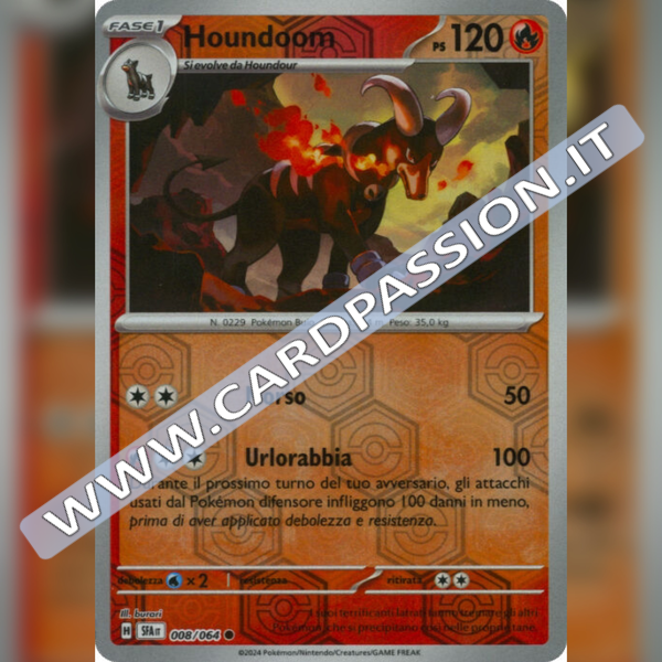 008/064 Houndoom Reverse | Segreto Fiabesco