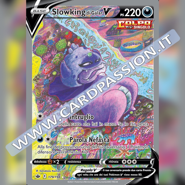 179/198 Slowking di Galar V Alternative Art | Regno Glaciale - Card Passion