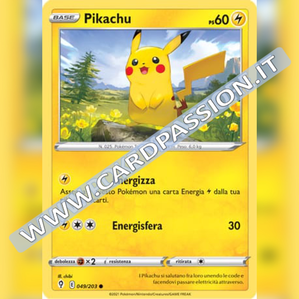 049/203 Pikachu | Evoluzioni Eteree - Card Passion