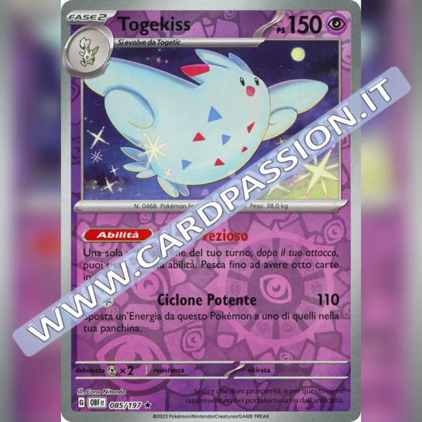 085/197 Togekiss Reverse | Ossidiana Infuocata