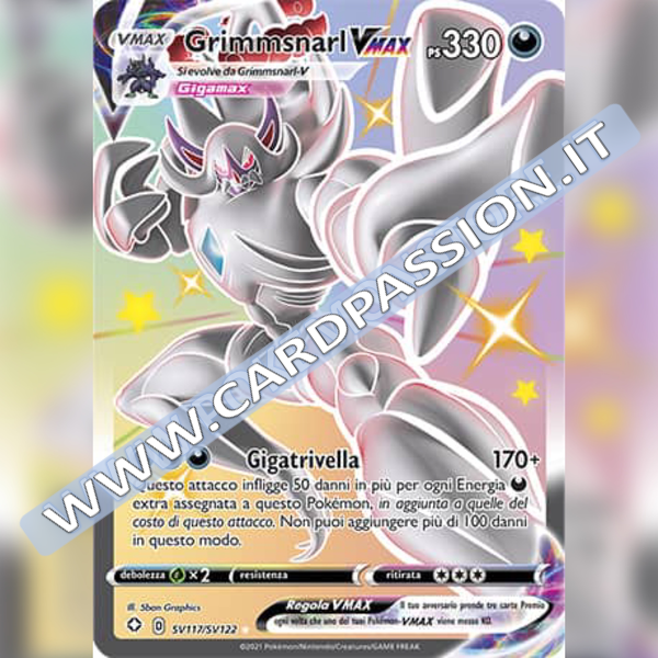 SV117/SV122 Grimmsnarl VMax Shiny | Destino Splendente - Card Passion