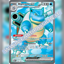 184/165 Blastoise ex (Full Art) | Scarlatto e Violetto 151