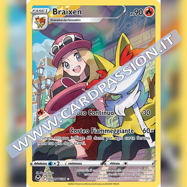 TG01/TG30 Braixen  | Tempesta Argentata