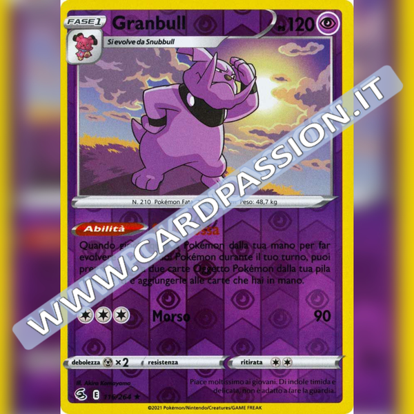 116/264 Granbull Reverse | Colpo Fusione - Card Passion