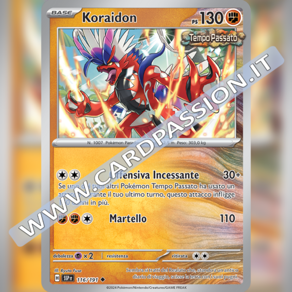 116/191 Koraidon | Scintille Folgoranti