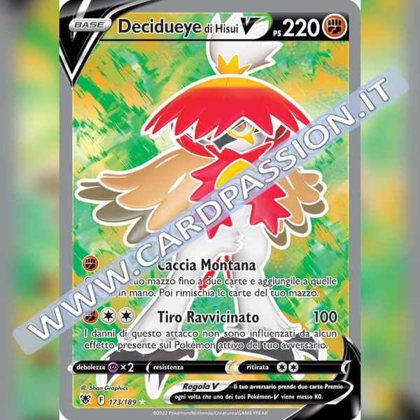 173/189 Decidueye di Hisui (Full Art) | Lucentezza Astrale - Card Passion