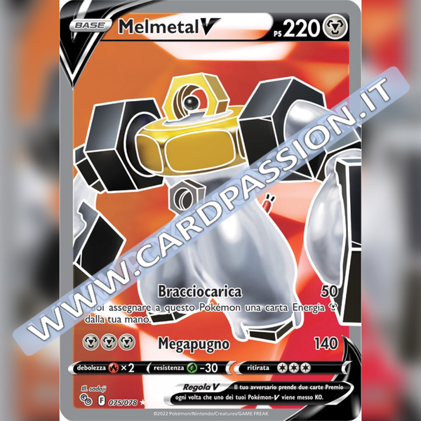 075/078 Melmetal V (Full Art) | Pokemon GO - Card Passion