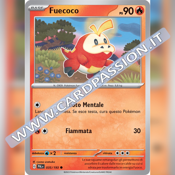 035/193 Fuecoco | Evoluzioni a Paldea