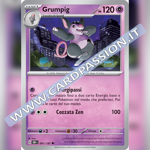091/197 Grumpig | Ossidiana Infuocata