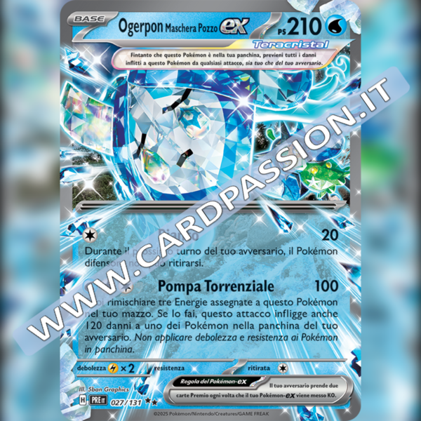 027/131 Ogerpon Maschera Pozzo ex | Evoluzioni Prismatiche