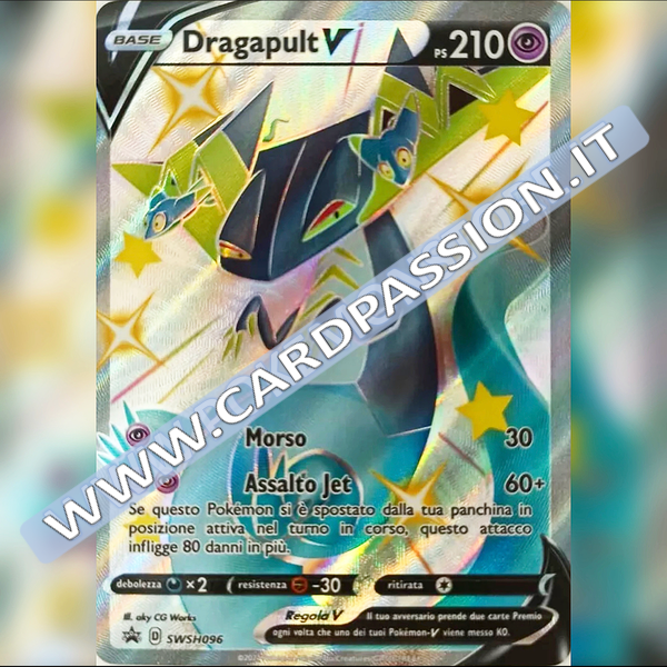 SWSH096 Dragapult V Shiny (Full Art) | Black Star Promo - Card Passion