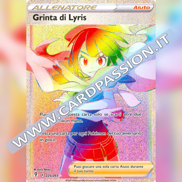 225/203 Grinta di Lyris Hyper | Evoluzioni Eteree - Card Passion