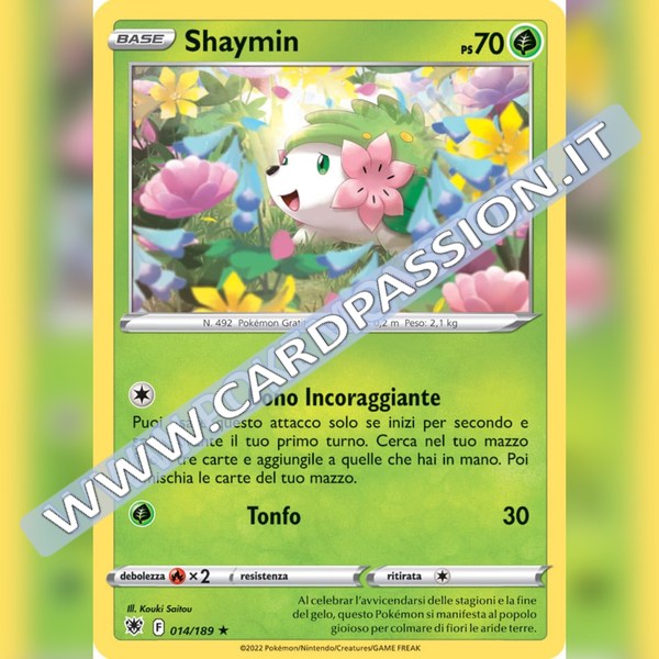 014/189 Shaymin Rara | Lucentezza Siderale - Card Passion