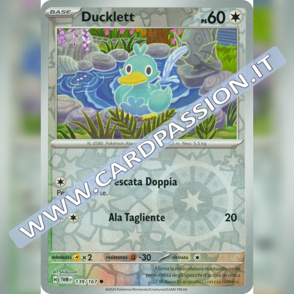 139/167 Ducklett Reverse | Crepuscolo Mascherato