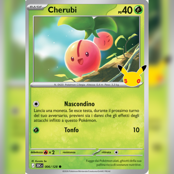 006/128 Cherubi Holo | 30esimo Anniversario