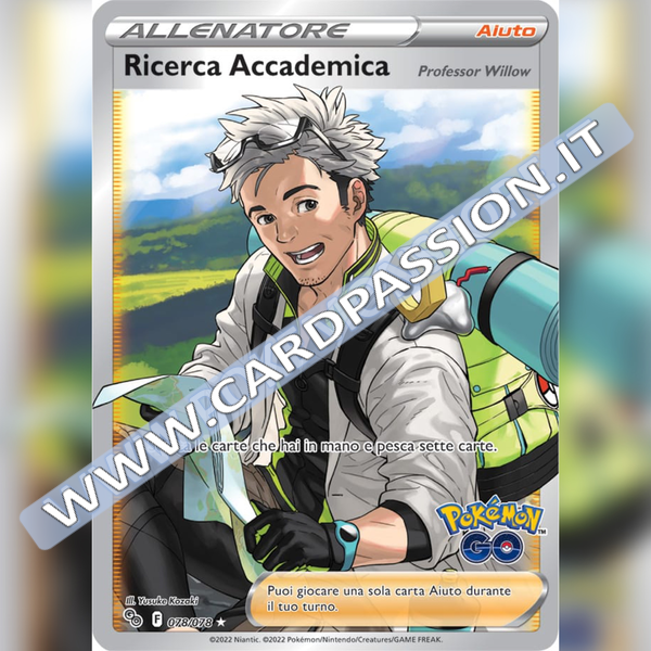 078/078 Ricerca Accademica (Full Art) | Pokemon GO - Card Passion