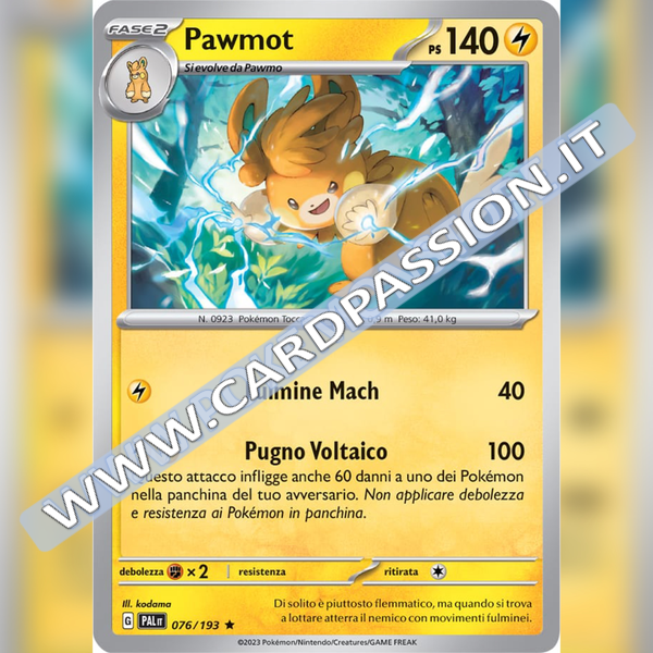076/193 Pawmot Holo | Evoluzioni a Paldea