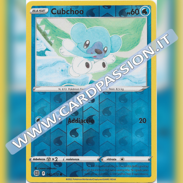 042/172 Cubchoo Reverse | Astri Lucenti - Card Passion
