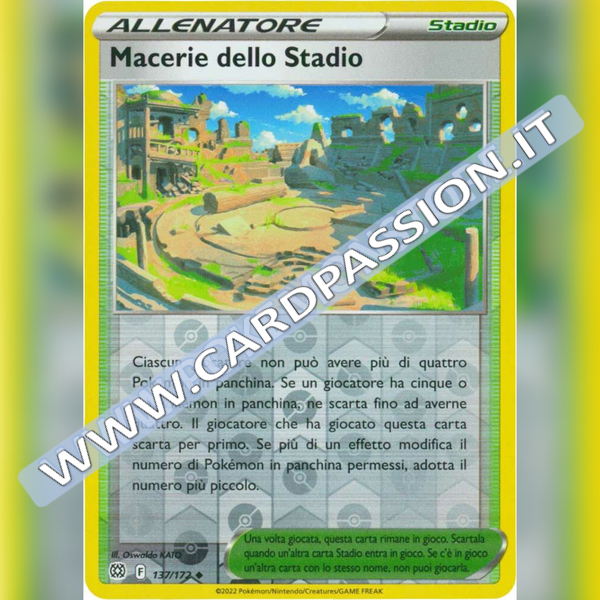 137/172 Macerie dello Stadio Reverse | Astri Lucenti - Card Passion