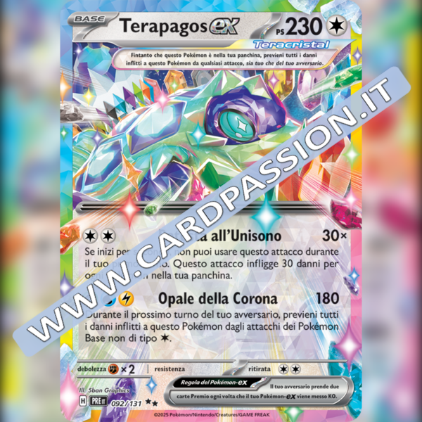 092/131 Terapagos ex | Evoluzioni Prismatiche