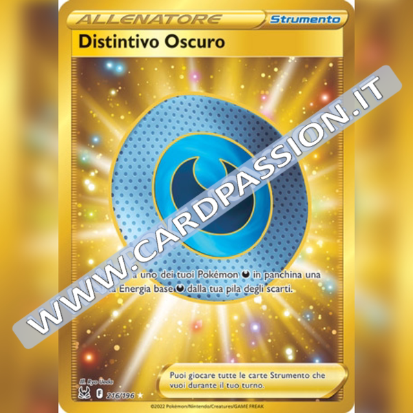 216/196 Distintivo Oscuro Gold | Origine Perduta - Card Passion