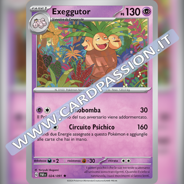 024/091 Exeggutor Holo | Destino di Paldea