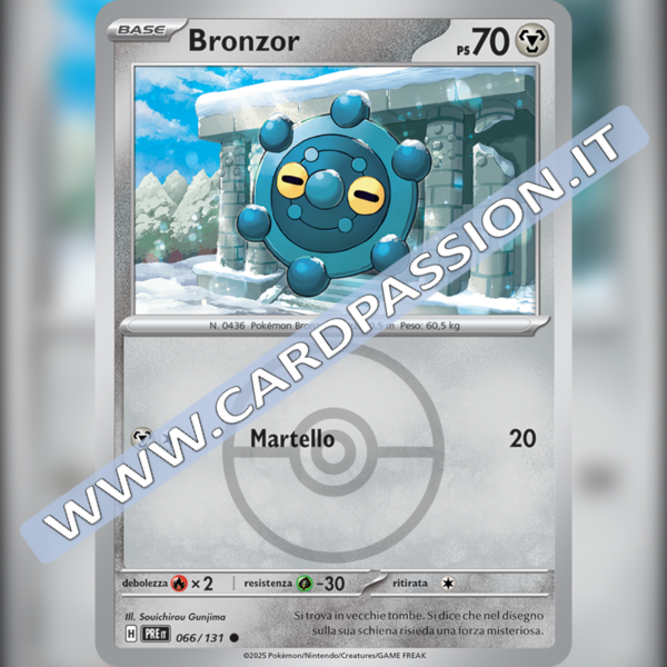 066/131 Bronzor Poke Ball Reverse | Evoluzioni Prismatiche