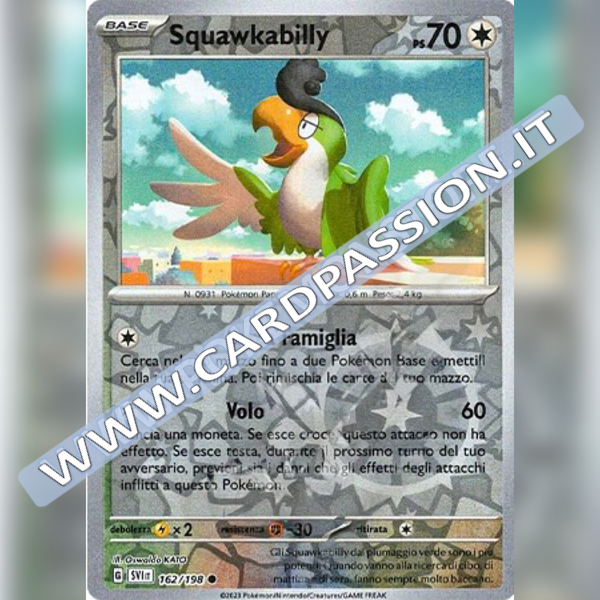 162/198 Squawkabilly Reverse | Scarlatto e Violetto