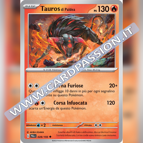 028/193 Tauros di Paldea | Evoluzioni a Paldea