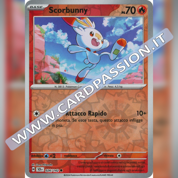 026/142 Scorbunny Reverse | Corona Astrale