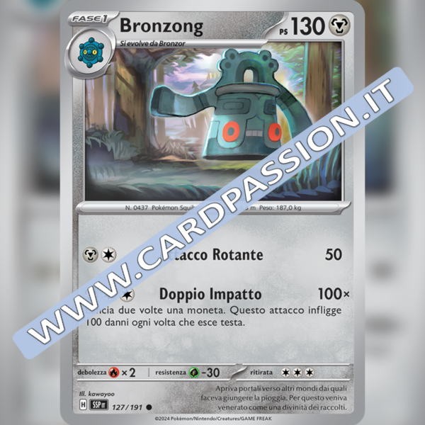 127/191 Bronzong | Scintille Folgoranti