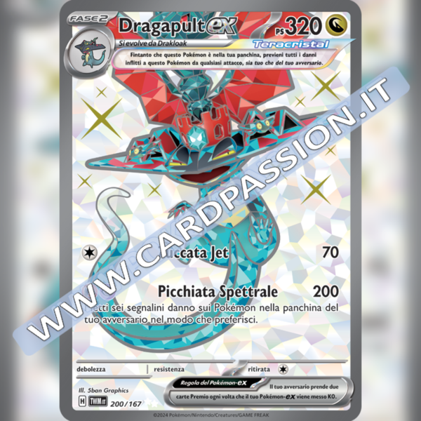 200/167 Dragapult ex (Full Art) | Crepuscolo Mascherato